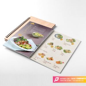 In và thiết kế menu nhà hàng - In Ấn Phúc Lâm - Công Ty TNHH Phát Triển Và Đầu Tư Phúc Lâm